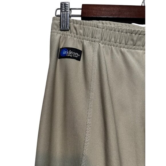 Irideon Issential Suede Knee Patch Tights Pants Womens Medium Beige Equestrian - Picture 10 of 13